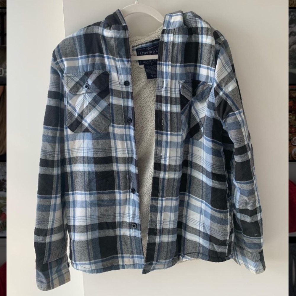 Fleece lined flannel